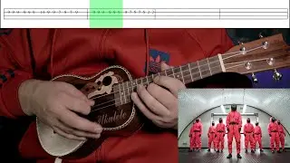 Squid Game theme on one string + ukulele | Игра в кальмара на одной струне + укулеле 