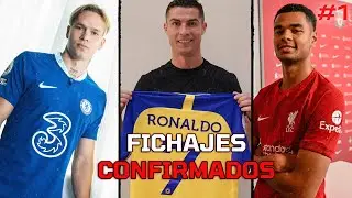 RUMORES y FICHAJES del Fútbol Europeo ya Confirmados de la Temporada 2022 / 2023 #1