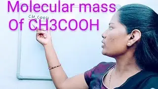 Calculate the molecular mass of CH3COOH(acetic acid)||To calculate the molar mass of ethanoic acid