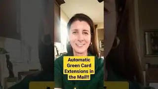 Green Card Extension Automatic in the mail! 