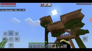 mostrando la casa en el árbol que hice 😌