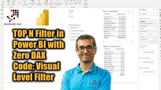 TOP N Filter in Power BI with Zero DAX Code   Visual Level Filter