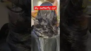 Butterfly cut #butterflycut #haircut #hairtransformation #style
