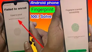infinix note 12 fingerprint filed enroll problem / fingerprint sensor not working /