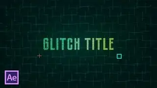 Глитч техно заставка (интро) в After Effects (Techno Glitch Intro in After Effects)