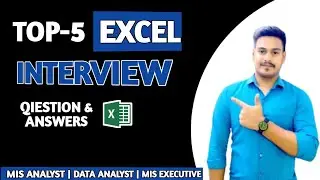 Top 5 Excel Interview Questions for Real Scenario | Crack MIS & Data Analytics Job | Diwali Special🎉