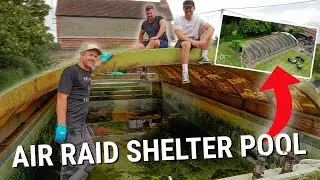 AIR RAID SHELTER POOL PROJECT! 😎