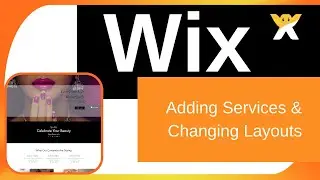 How to edit the service and booking section in Wix.