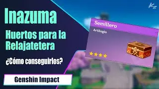 Como desbloquear el semillero para sembrar en los huertos en tu Relajatetera - Genshin impact