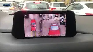 Как установить систему кругового обзора для Mazda CX-5 и Mazda CX-9. Штатная установка.