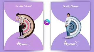 Circular Pixel Stretch Effect Photo Editing in PicsArt  Fed Editz