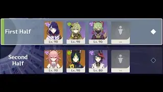 3.1 Spiral Abyss, Inazuma Electro x Sumeru Dendro - (Floor 12, 9★)