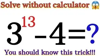 How to crack this type of problem without calculator | Check it now !!!