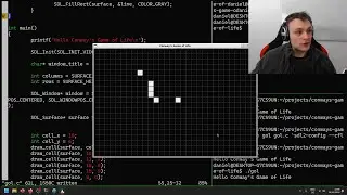 Coding Game of Life in C from Scratch | Graphics | Ep. 1