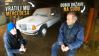 Oduzeli Mu Mercedes w123 300d Onda Je Dobio Policiju Na Sudu i Vratio Mercedesa Posle 6 Godina