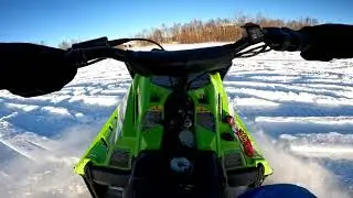 The perfect snowmobile for kids - Arctic Cat ZR 200 #arcticcat #snow