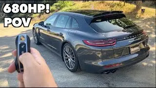 What It's Like To Drive A 2019 Porsche Panamera Turbo S E-Hybrid! (POV)