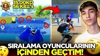 FATİH LİGİNDE SIRALAMA MAÇINA DENK GELDİM 56 KiLL's! / 1 vs 4 PUBG Mobile Gameplay