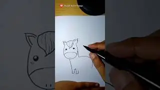 CUTE HORSE - Menggambar KUDA IMUT