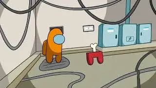 Don't Die in Electrical - Among Us Short Animation (Procreate Animation)