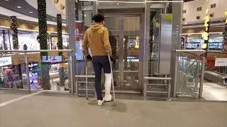 Andy plaster LLC go to shopping mall