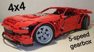 Lego Technic 8070 Суперкар 4x4x4 + КПП