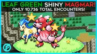 SHINY MAGMAR after 2072 REs! (10.736 Total) - Pokémon Leaf Green