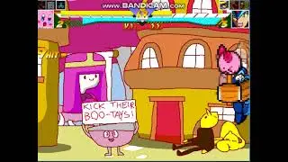 Mugen Team Super Mario vs Team Finn and Jake