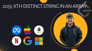 2053. Kth Distinct String in an Array | Leetcode | C++ - DSA