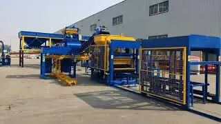 2024 advanced type QT6-15 automatic concrete brick making machine
