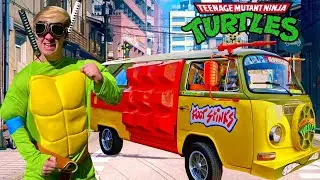 BUILDING TEENAGE MUTANT NINJA TURTLE TANK (IRL Challenge)