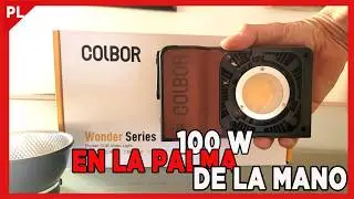 COLBOR Wonder 100W . FOCO LED.🌞+ DIFUSOR  CP30. POTENTE, BICOLOR y a 169€
