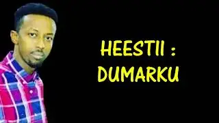 AWALE ADAN HEESTII !  DUMARKU ! LYRICS 2017