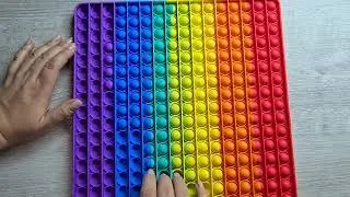 Rainbow🌈 Asmr🔥 No Talking 🔥Satisfying pop it🔥Popit🔥Tapping🔥Tingling🔥Fidget toy🔥Among Us  #shorts 