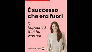 È successo che era fuori