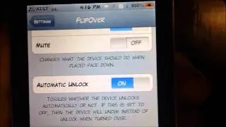 FlipOver:  Smart Cover For iPhone/iPod Touch