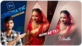Achieving a Cinematic Look for Bride Photos | Photoshop Color Grade Tutorial