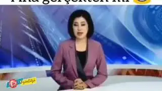 Komik o kadar tatlı bir haber sunumu