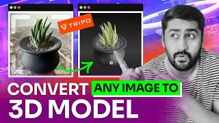 Turn Any Image into 3D in SECONDS! #tripoai #ai