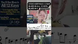Blues in all 12! Here’s one in the key of C 🧢 played by awesome tenor player @sarahgriegomusic