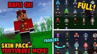SKINPACK SEMUA YOUTUBERS MCPE DI INDONESIA!! FULL!!