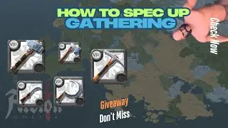 Albion Online - How to Level Up Gathering Easy | Beginner Guide & Giveaway
