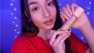 ASMR Nail Tapping and Makeup Triggers ♡