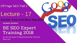 Anchor Text And Base Backlink In Hindi BE SEO Expert Training Lecture No 17