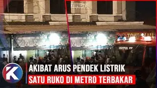 Satu Rumah dan Ruko di Pasar Metro Terbakar