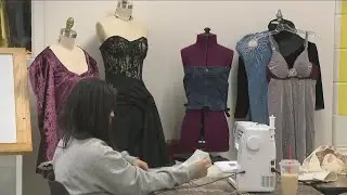 Boces students preparing for the 14th annual Fusion fashion show
