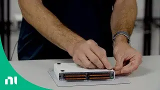 How to mount NI mioDAQ with zip-ties