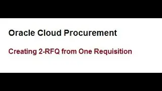 Creating BPA (using Negotiations feature) from One Requisition