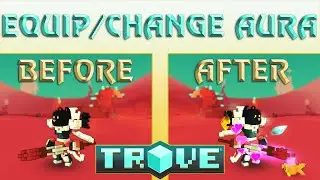 How to equip and change Auras on your Crystal Gear in Trove