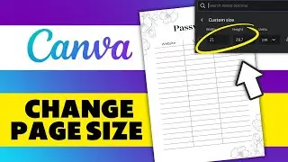 How to Change Page Size in Canva